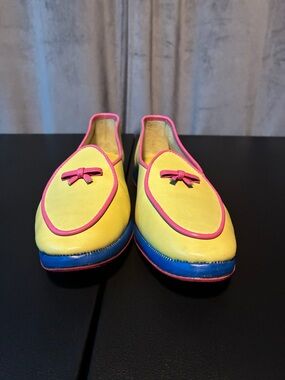 Yellow & Pink Belgian Shoes Midinette 7 Medium
